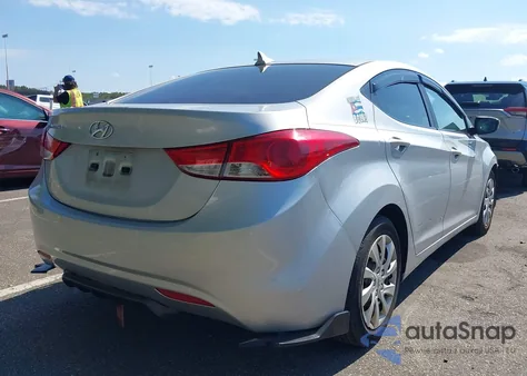 2011 Hyundai Elantra Gls from USA, damaged, VIN 5NPDH4AE7BH031361